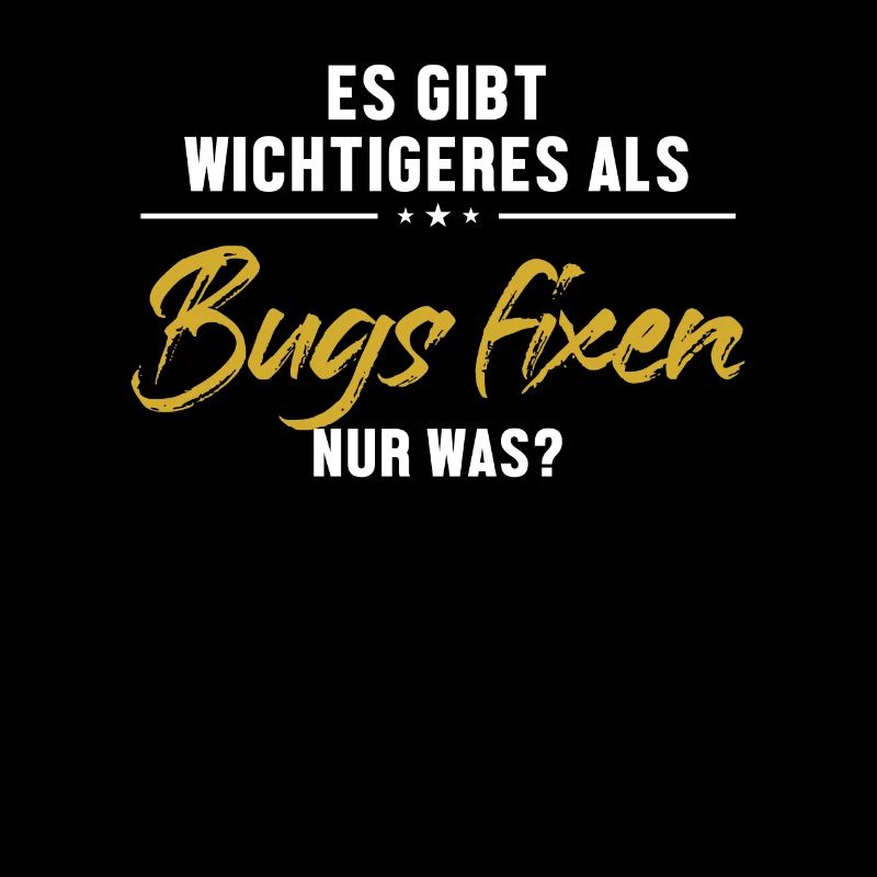 Wichtigeres als Bugs Fixen Developer Coder