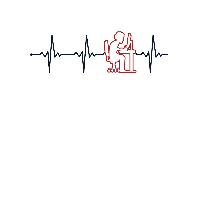 Programmer Heartbeat Softwareentwickler Coder