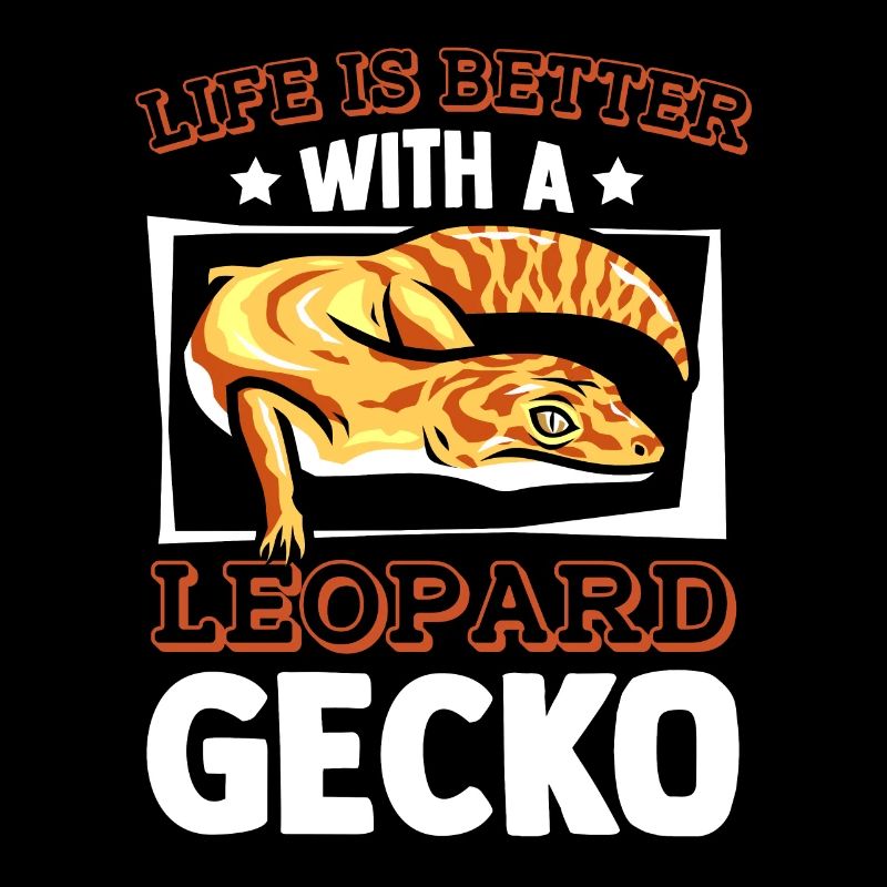 Das Leben ist besser mit einer Leopardgecko-Eidechse