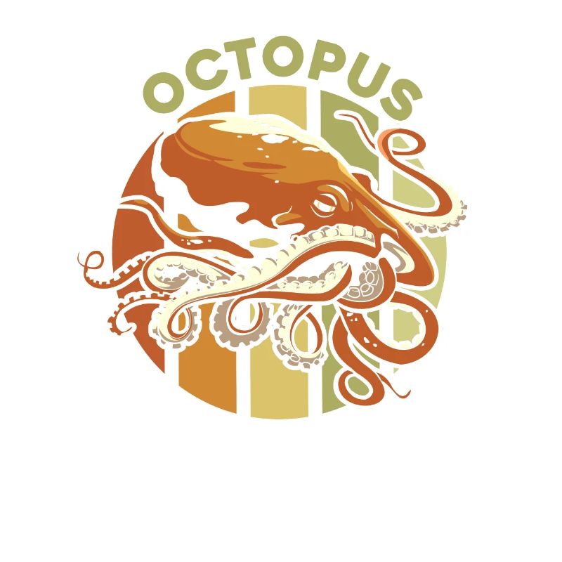 Rétro Céphalopode Octopodes Octopoda Lover Octopus