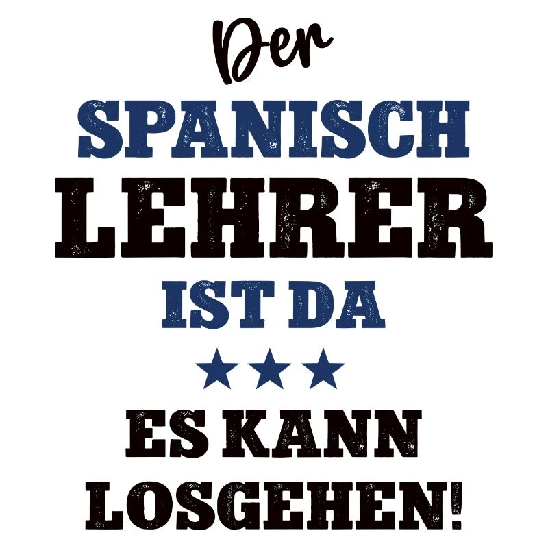 Der Spanisch Lehrer ist da Spanischlehrer Schule