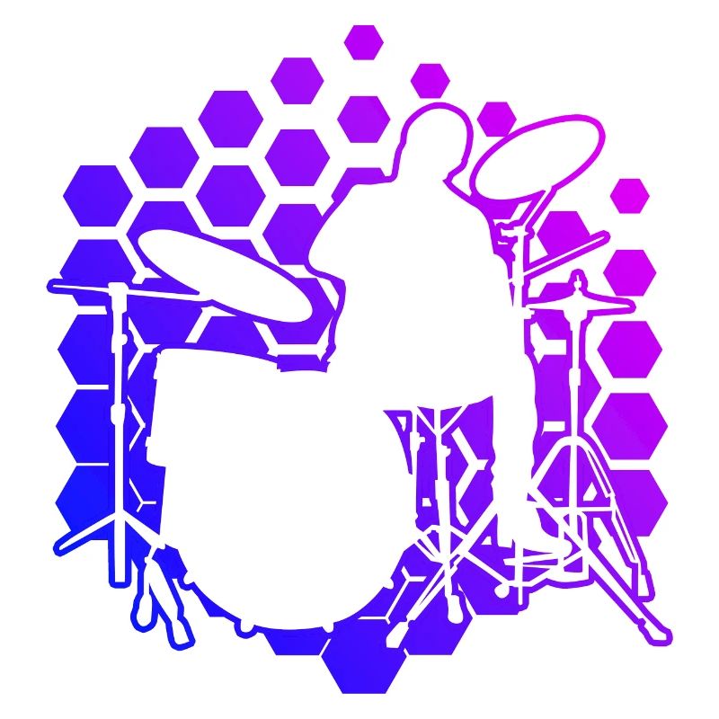 Drummer Men's Drum Kit Drums Drum Playing