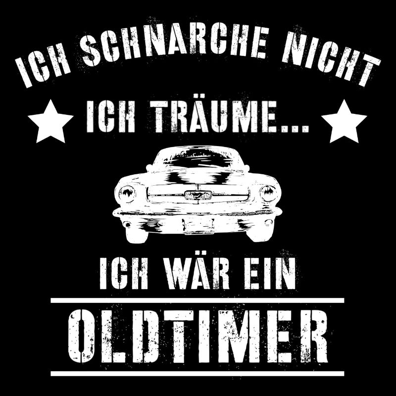 Oldtimer schlafen schnarchen t-shirt Geschenkidee