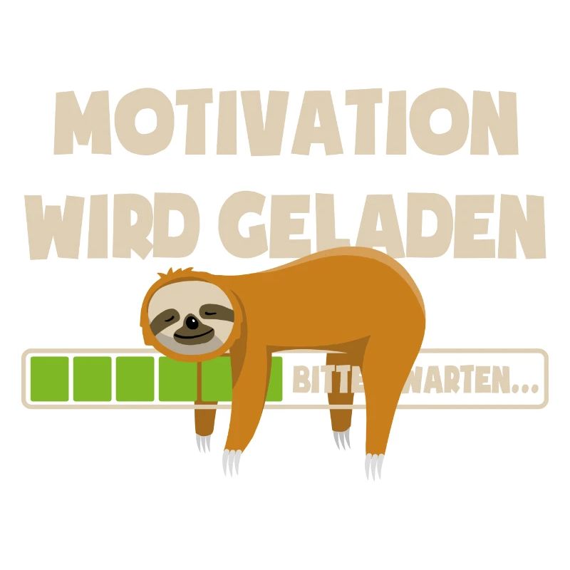 Faultier - Motivation wird geladen - bitte warten