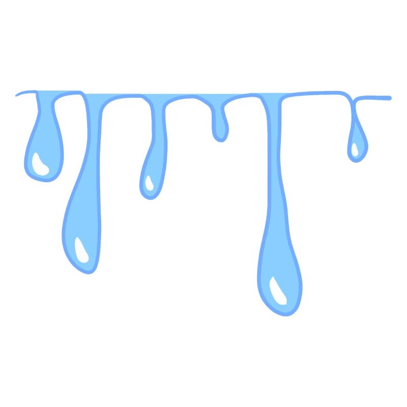 water drops slime line pattern