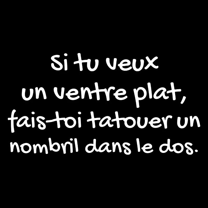 si tu veux un ventre plat