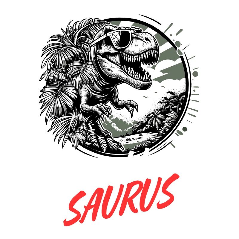 Dad Daddy Saurus Dad Father's Day Dinosaur Fun