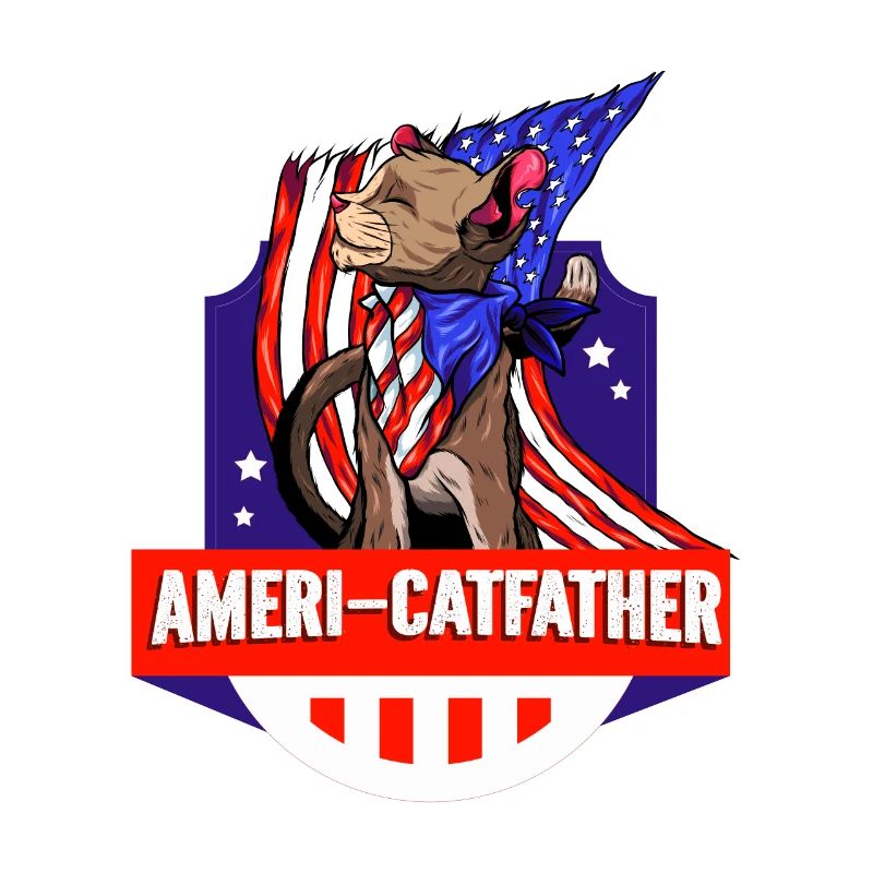 Ameri-catfather July 4 Independence Day