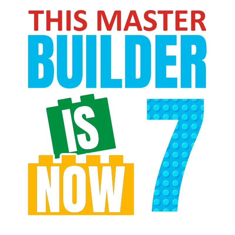 Ce constructeur a maintenant 7 ans, les blocs de jouets 7.