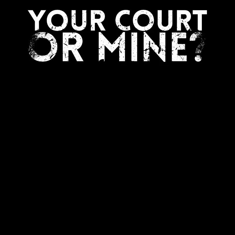 Ihr Platz- Oder Minendesign Für Tennisspieler Oder