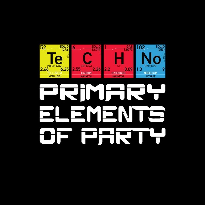 Nerd geek éléments techno drôle fête