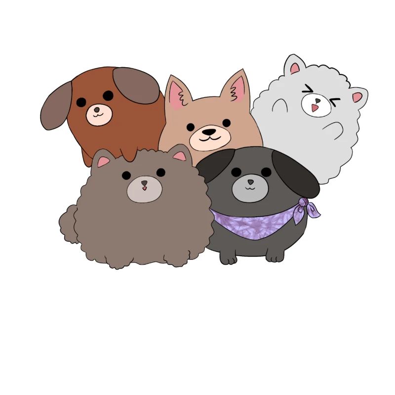 Kawaii dogs