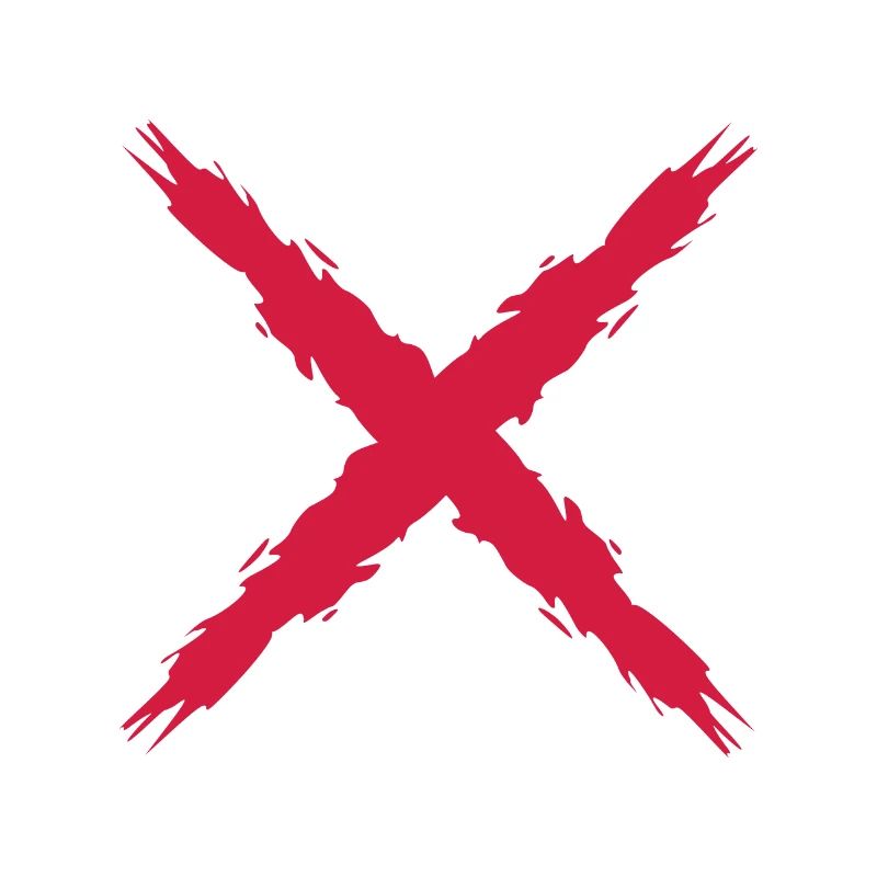 Cross symbol design multiplication vector math