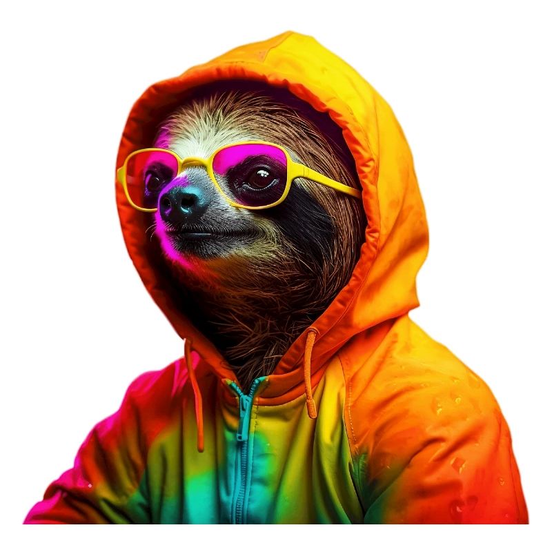 Sloth Sunglasses Cool Sloth Wilderness