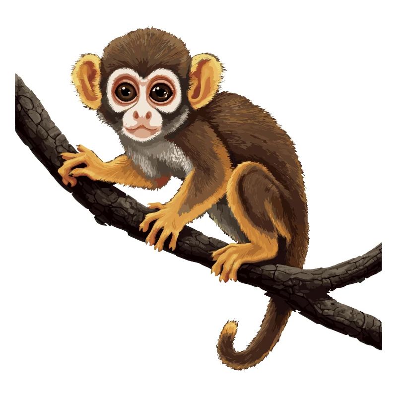 Squirrel monkey Squirrel monkey monkey monkey baby