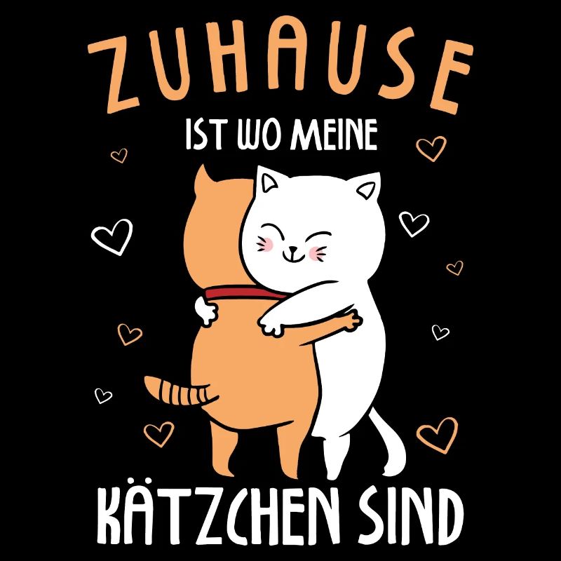 Zuhause Ist Wo Meine Kätzchen Sind Katze