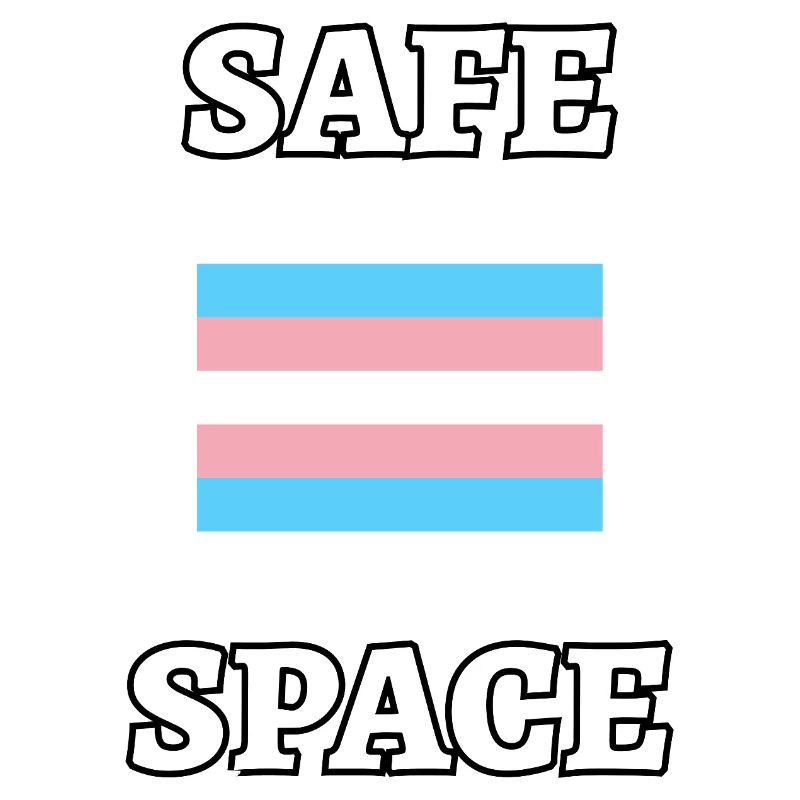 DRAPEAU TRANS SAFE SPACE