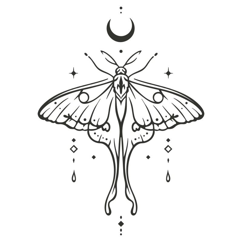 Luna Moon avec Moon – Mystical Night Moth
