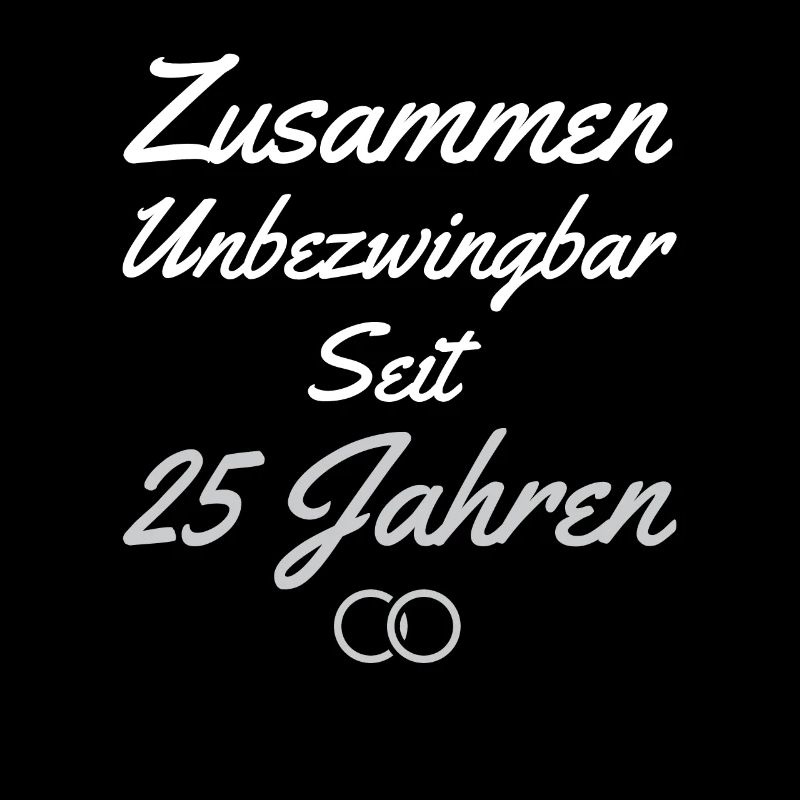 25 Jahre Ehe Ehepaar 25. Hochzeitstag Geschenk