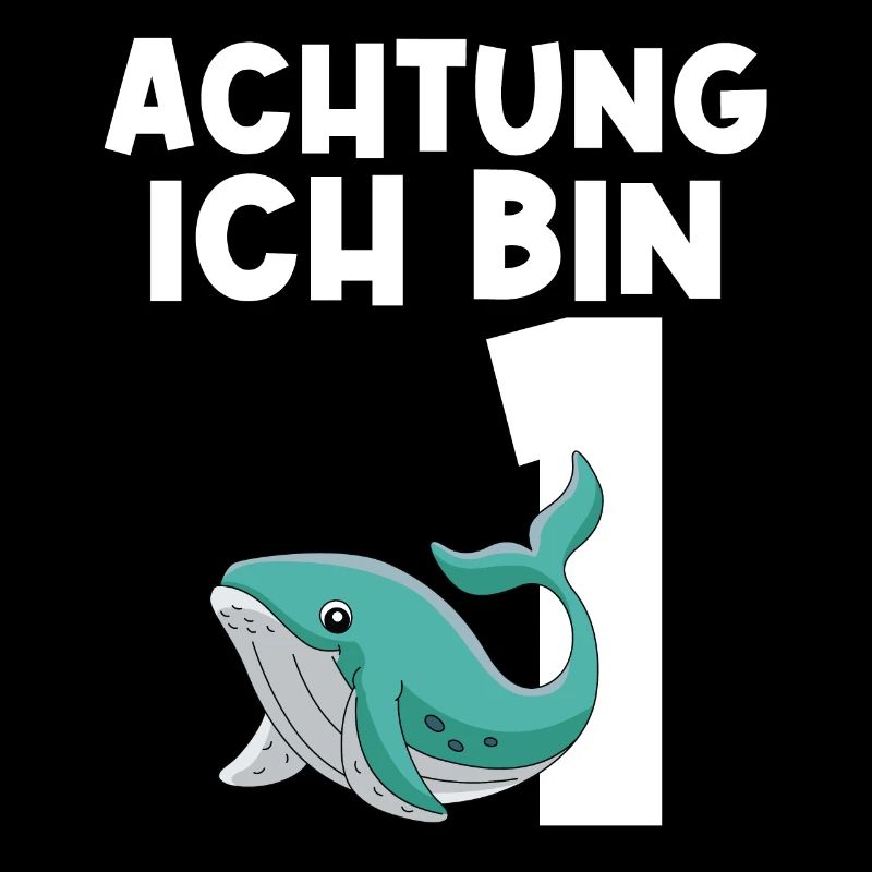 1.Geburtstag Wal Geburtstagsfeier Geschenk