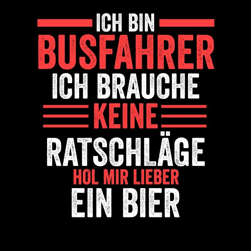 Busfahrer Bier Schulbus Geschenk