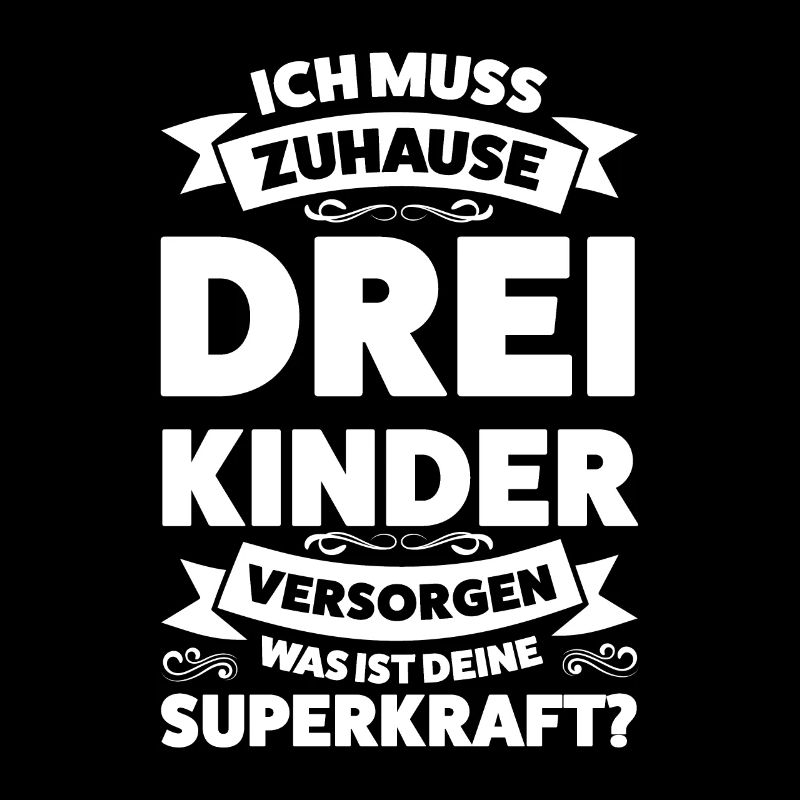 Eltern 3 Kinder Mama von 3 Kindern Geschenk