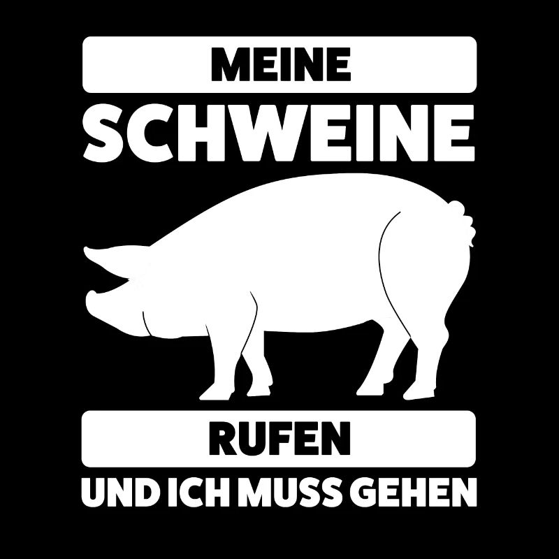Schwein Bauer Schweinezüchter Geschenk