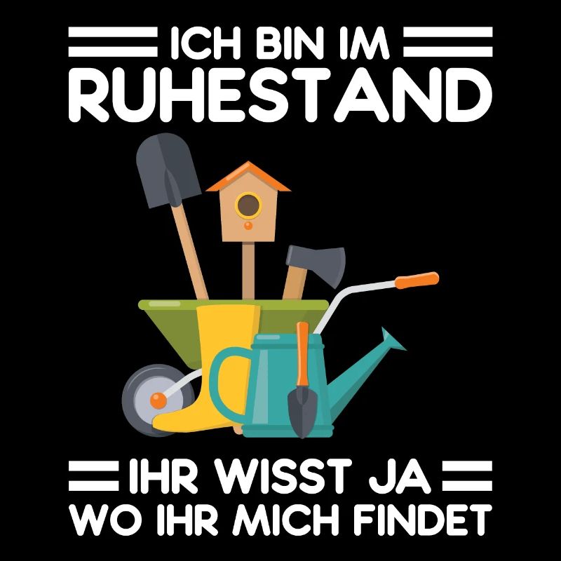 Garten Ruhestand Rentner Geschenk