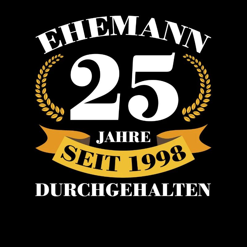 25. Hochzeitstag Ehemann Silberhochzeit Geschenk