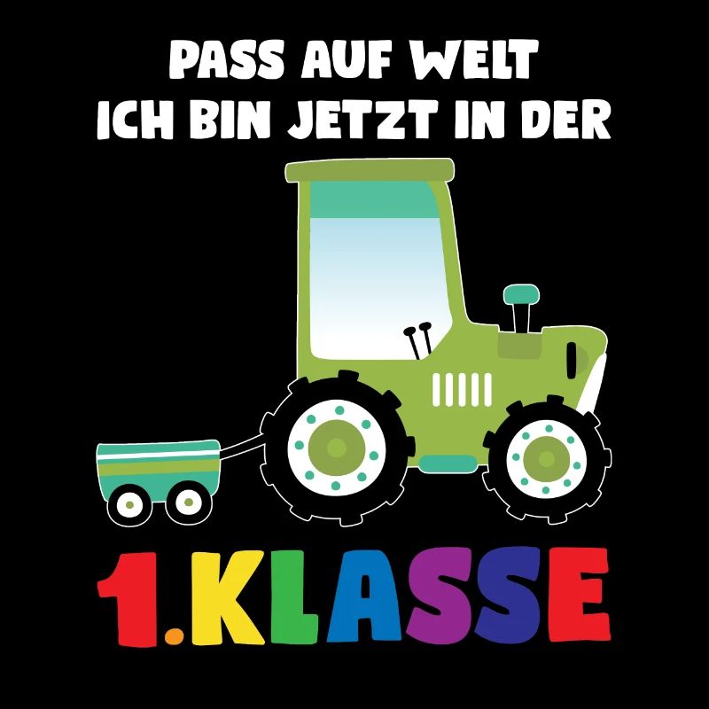 1.Klasse Traktor Erstklässler Geschenk