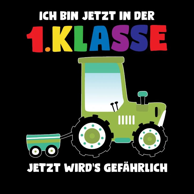 1.Klasse Traktor Einschulung Geschenk