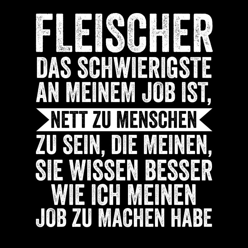Fleischer Beruf Fleischerei Geschenk
