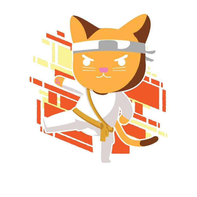 Chat de karaté