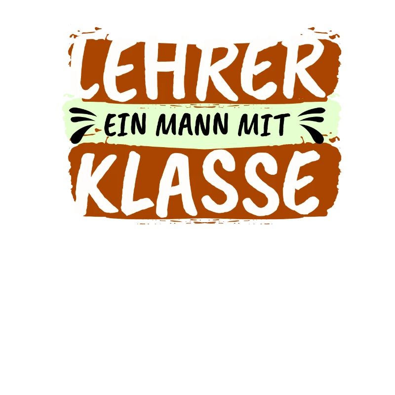 Lehrer ein Mann mit Klasse Geschenk