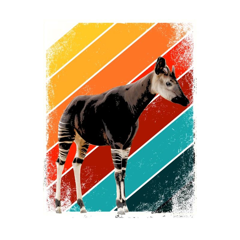 Okapi Retro Geschenk