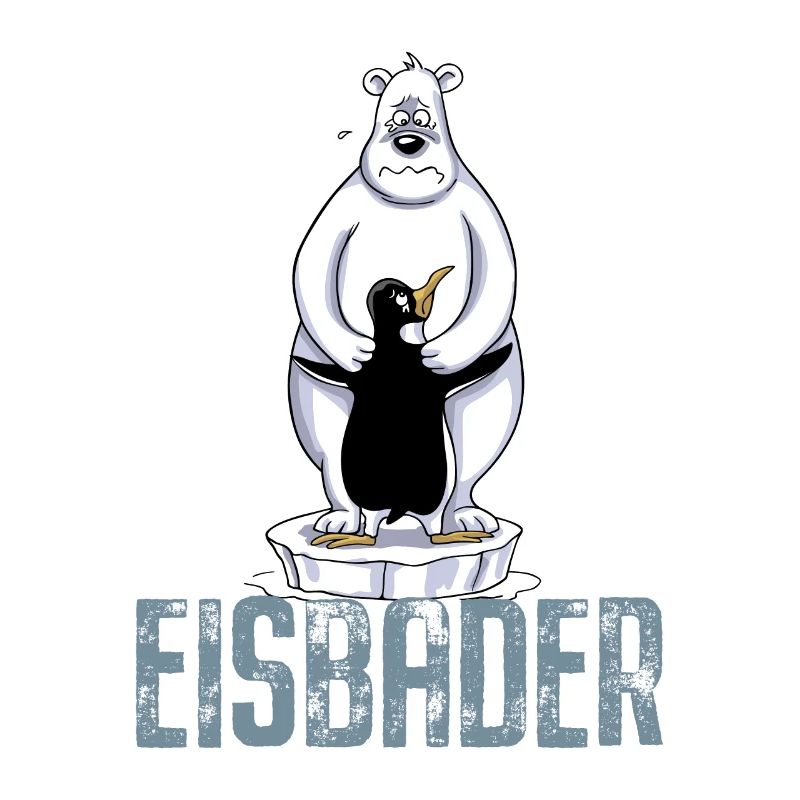 Eisbader Eisbär Pinguin Eisbaden Sauna Spa Eis