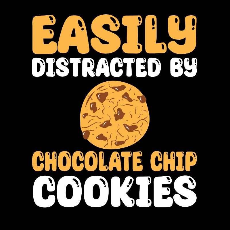 Facilement distrait par les biscuits aux pépites de chocolat