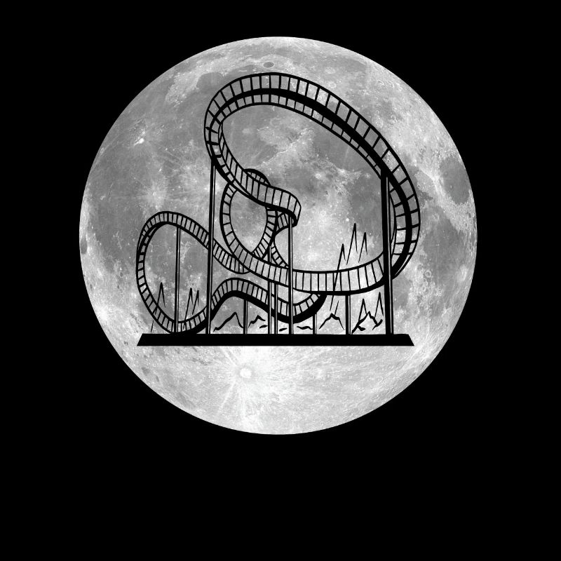 Achterbahn Mond Design
