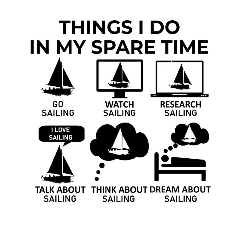 Ce que je fais pendant mon temps libre - Voile