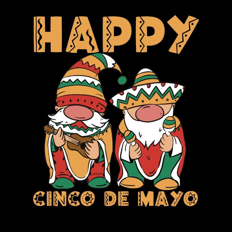 Drôles de nains de mariachi Cinco De Mayo