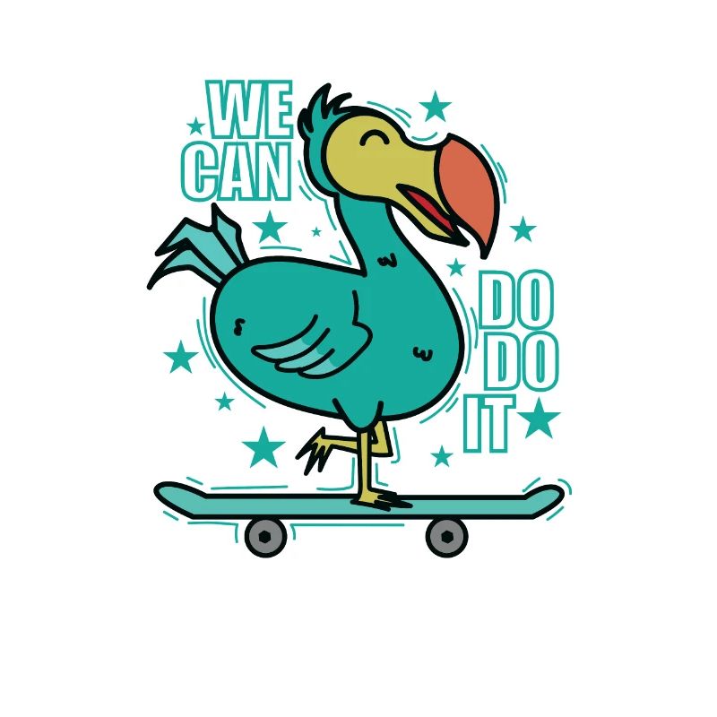We can do it We can Dodo it Bird Mauritius