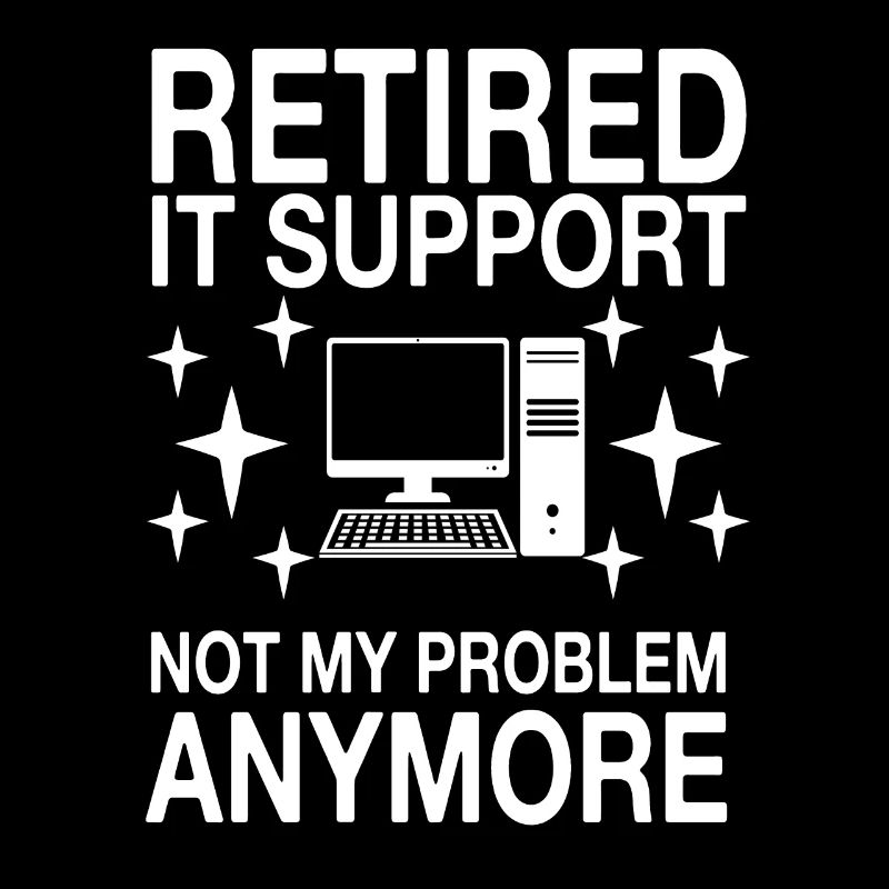 Slogan amusant du support informatique