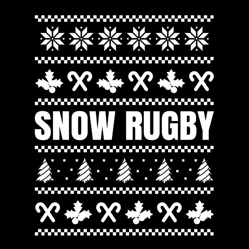 Schnee Rugby Hässliches Weihnachtskostüm