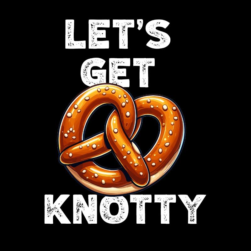 Brezel Zitat Brezelgeschenke - Let's get knotty