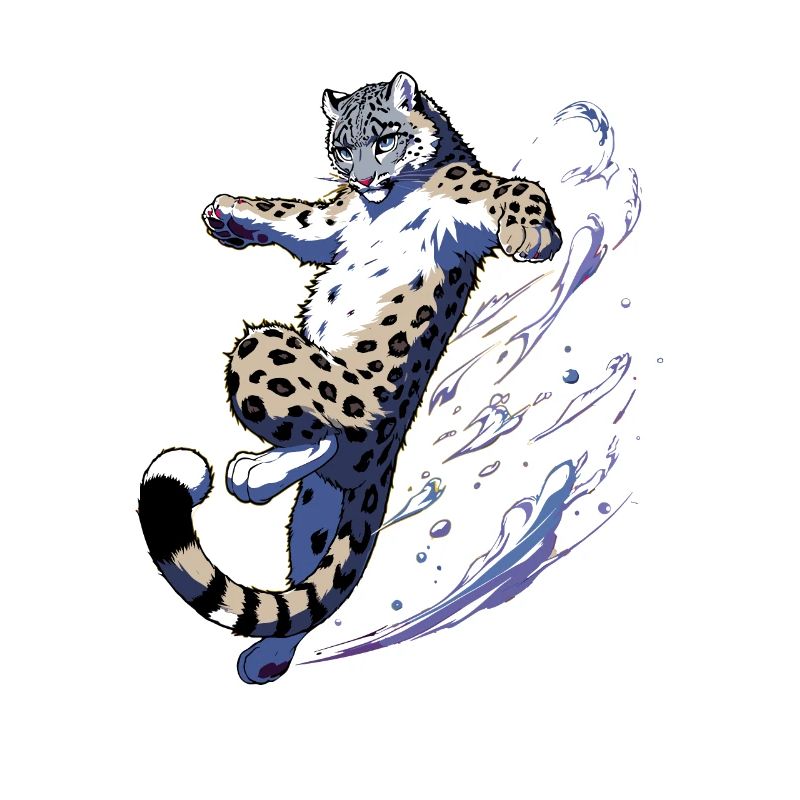 Snow Leopard Leopard White Leopard