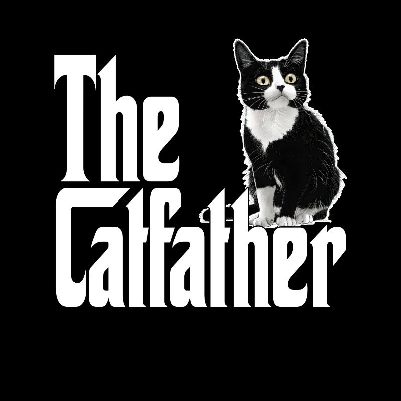 Chat Papa Le Catfather Crazy Cat Père Kitty Daddy
