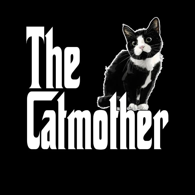 Katze Mutter La Catmother Chat Crazy Maman Maman