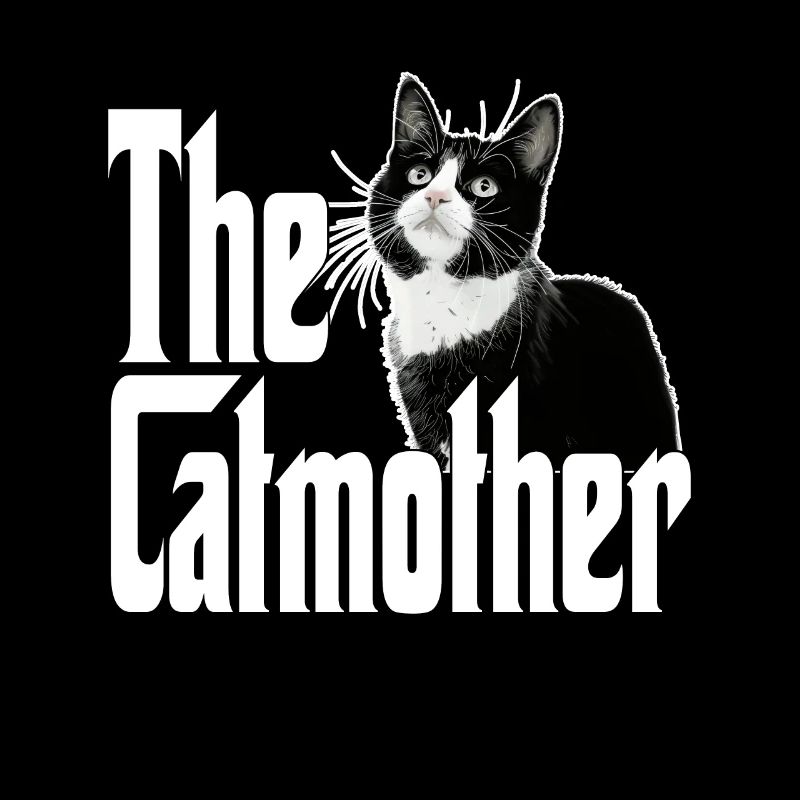 Katze Mutter La Catmother Chat Crazy Maman Maman