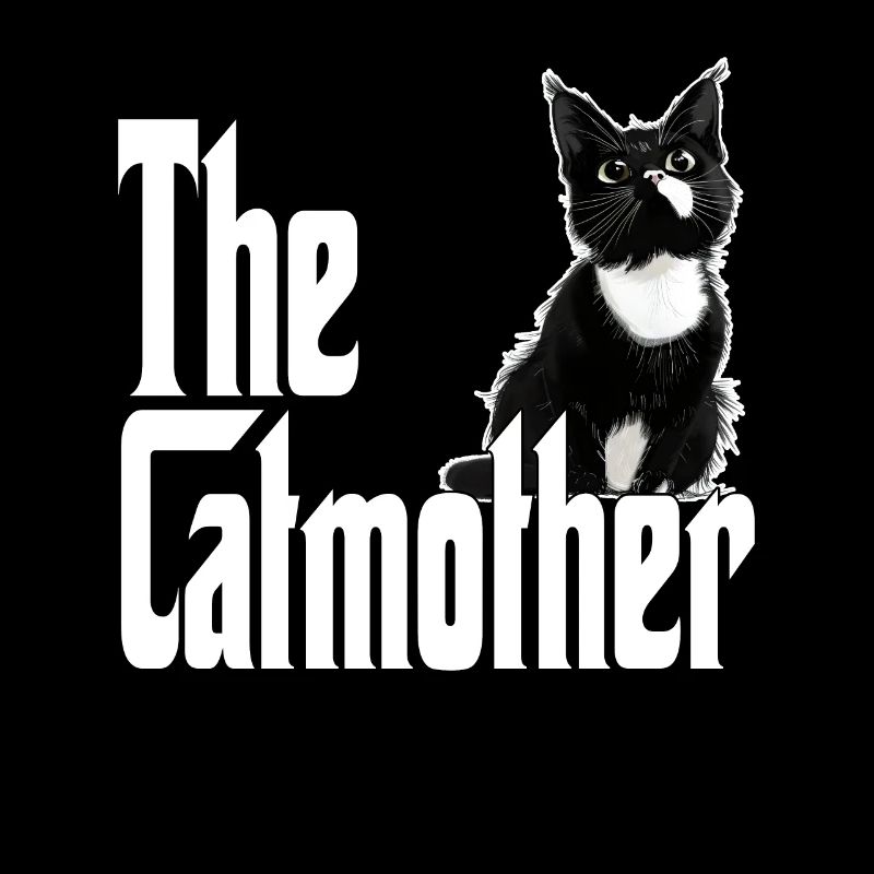 Katze Mutter La Catmother Chat Crazy Maman Maman