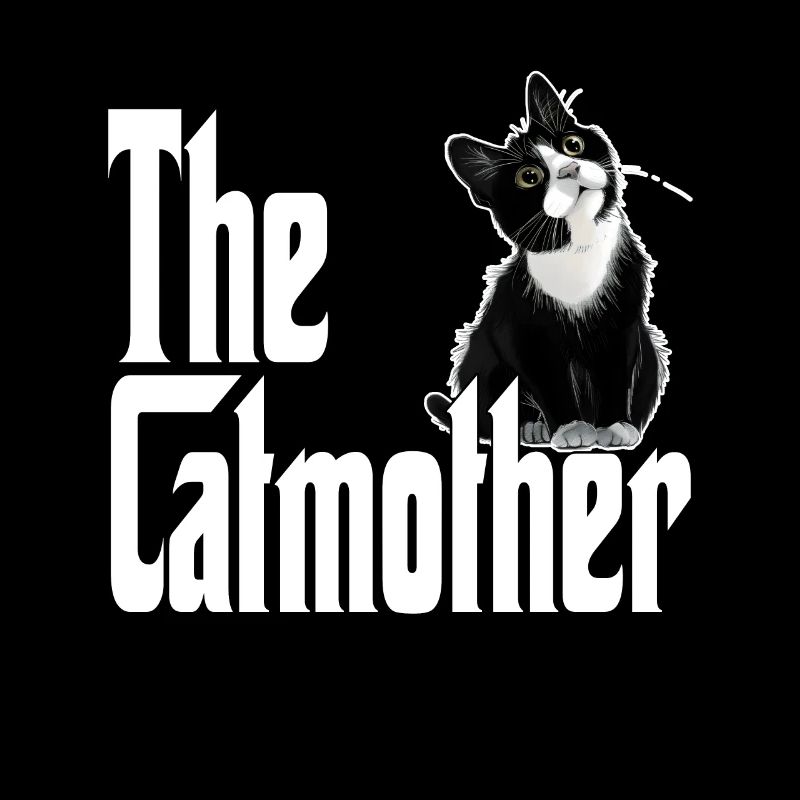 Katze Mutter La Catmother Chat Crazy Maman Maman